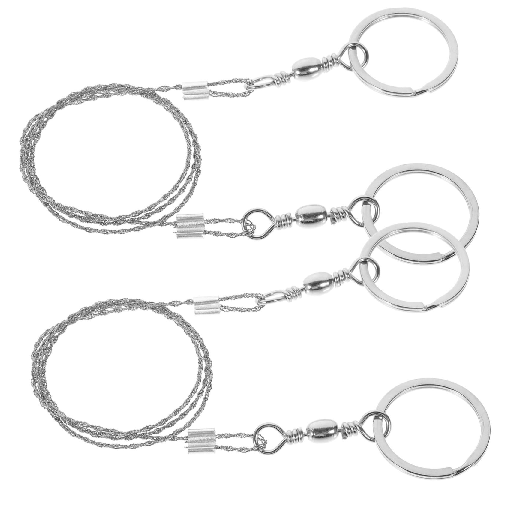 Abaodam Emergency Survival Chainsaw 2pcs Handheld Wire Saws Compact Camping Saw for Outdoor Use