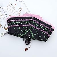 Vista 30 de WANLIAN Paraguas de encaje a prueba de viento plegable soleado y lluvioso a prueba de rayos ultravioleta anti sol protección UV sombrilla paraguas