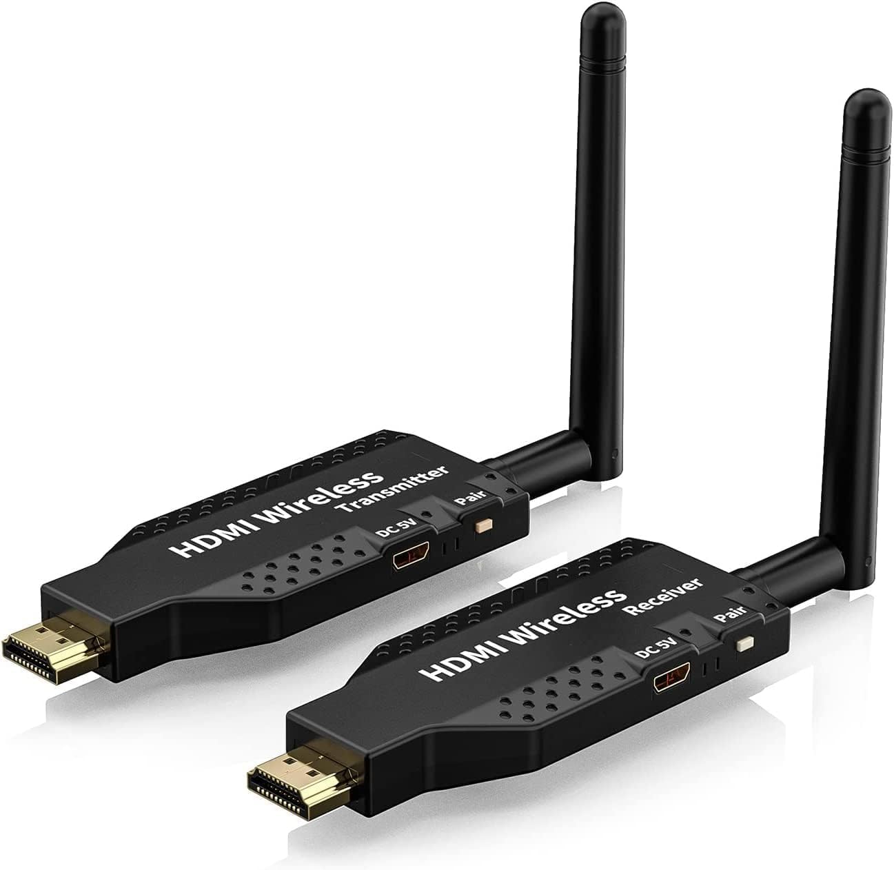 MICROWARE Long Range 50m Wireless HDMI Transmitter and Receiver - 1080P 4K HD Wireless HDMI Extender Adapter for Streaming Video/Audio from Laptop/PC to TV/Projector/Monitor-image-44