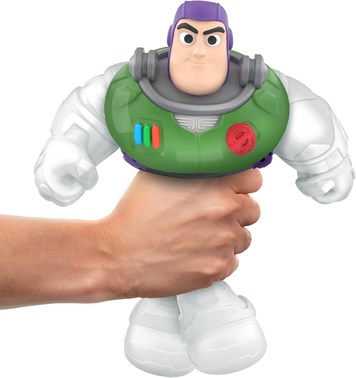 Heroes of Goo Jit Zu Disney Pixar Lightyear Lightyear Supagoo Alpha Buzz - Supersized 8" Jumbo Figure, Squishy, Stretchy, Gooey Heroes