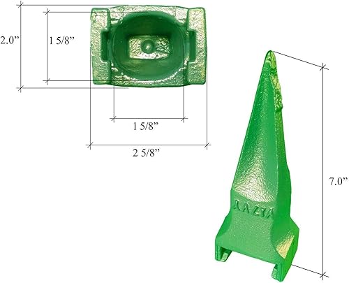 Miniatura 2 de 6 – Esco Style Super V Backhoe, Excavator Rock Bucket dientes y pines – V17VY
