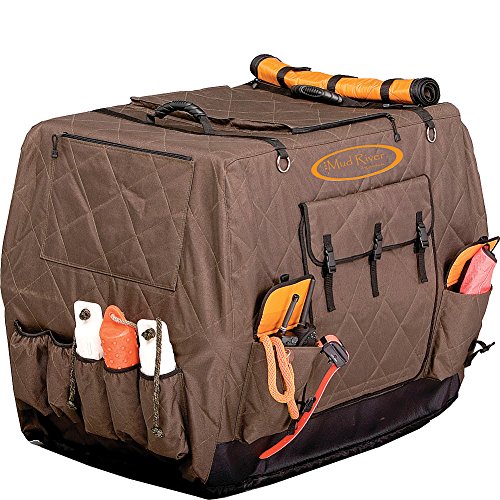 Mud River Dixie Insulated Kennel Cover - Medium (Brown)
