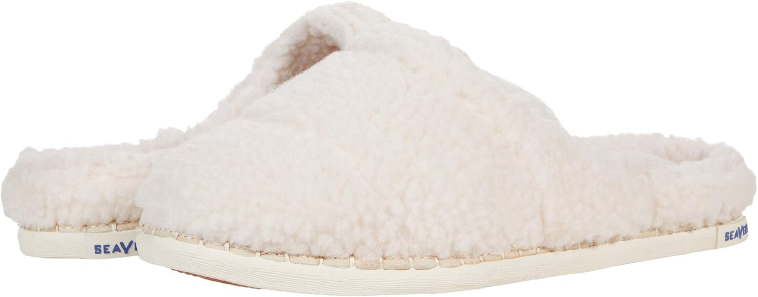 SEAVEES Womens Seachange Slide Slipper, Oat, 7 US