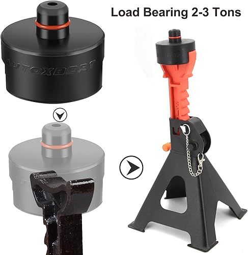 Miniatura 6 de Adaptador de gato de elevación de goma para coche, adaptador de soporte de chasis adecuado para Tesla Model 3 Y Model S Model X Accesorios