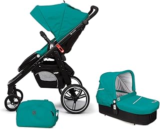 Casualplay Match 2 Loop - Silla de paseo con chasis negro + CasualplayCot, color allports