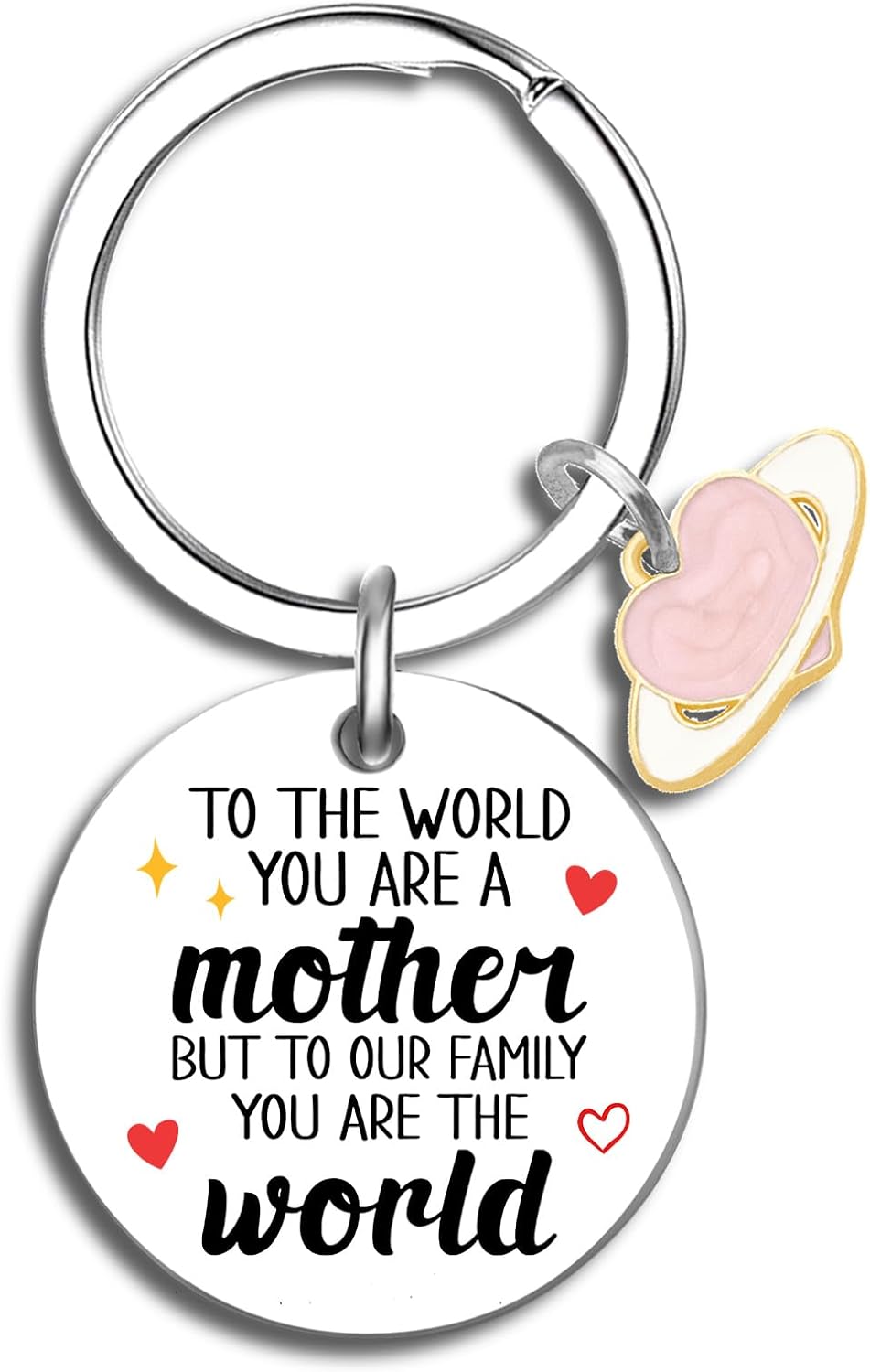 Mom Birthday Gifts for Women Best Moms Keychain from Daughter Son
