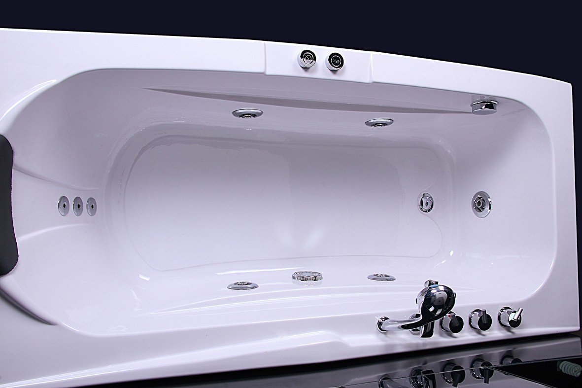 Łazienka Włochy Wanna z hydromasażem 170x78 cm 1 miejsce 8 dysze kranowe zawarte I