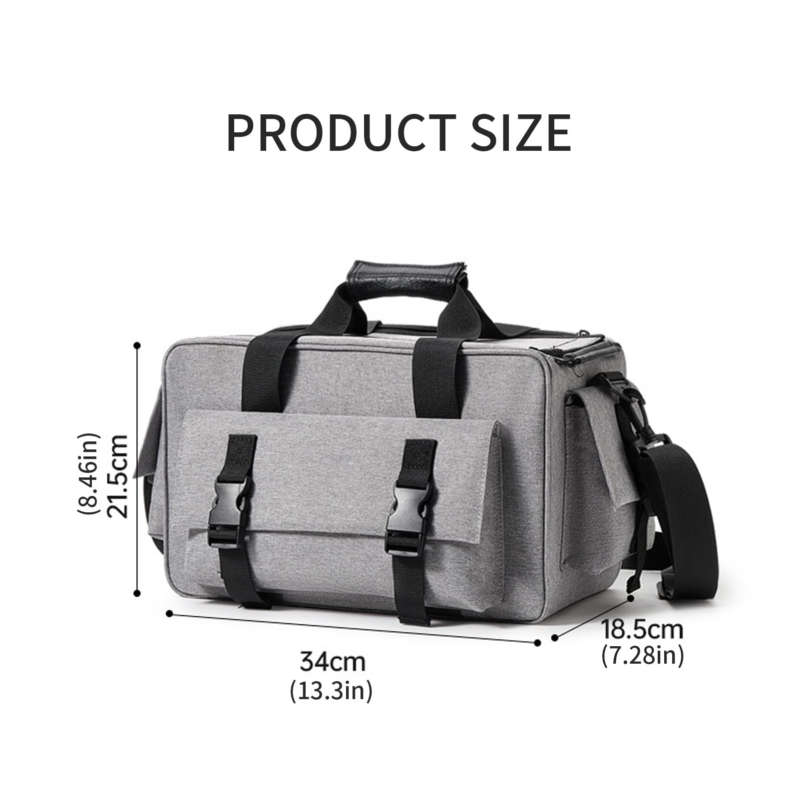 Bolsa de Almacenamiento para cámara Sencilla, a Prueba de Golpes para cámaras Digitales pequeñas, con absorción de Impacto y diseño fácil de Abrir, Estuche de Transporte para cámara