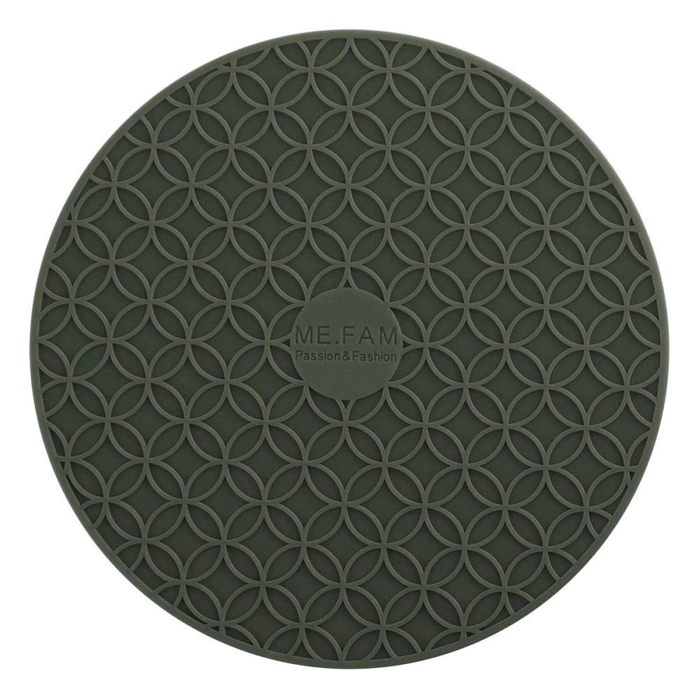 Podkładki silikonowe pod garnki miski na stół izolacyjne - 3 sztuki niebieskie(Placemat 3 Pieces grey)