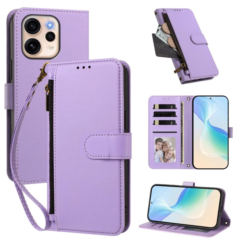 Étui compatible OnePlus 9R violet clair pour simplifier vos sorties - 8