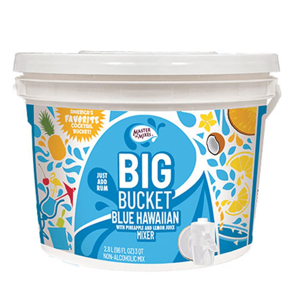 MASTER OF MIXES Blue Hawaiian Mix, Ready to Use, 96 oz BigBucket