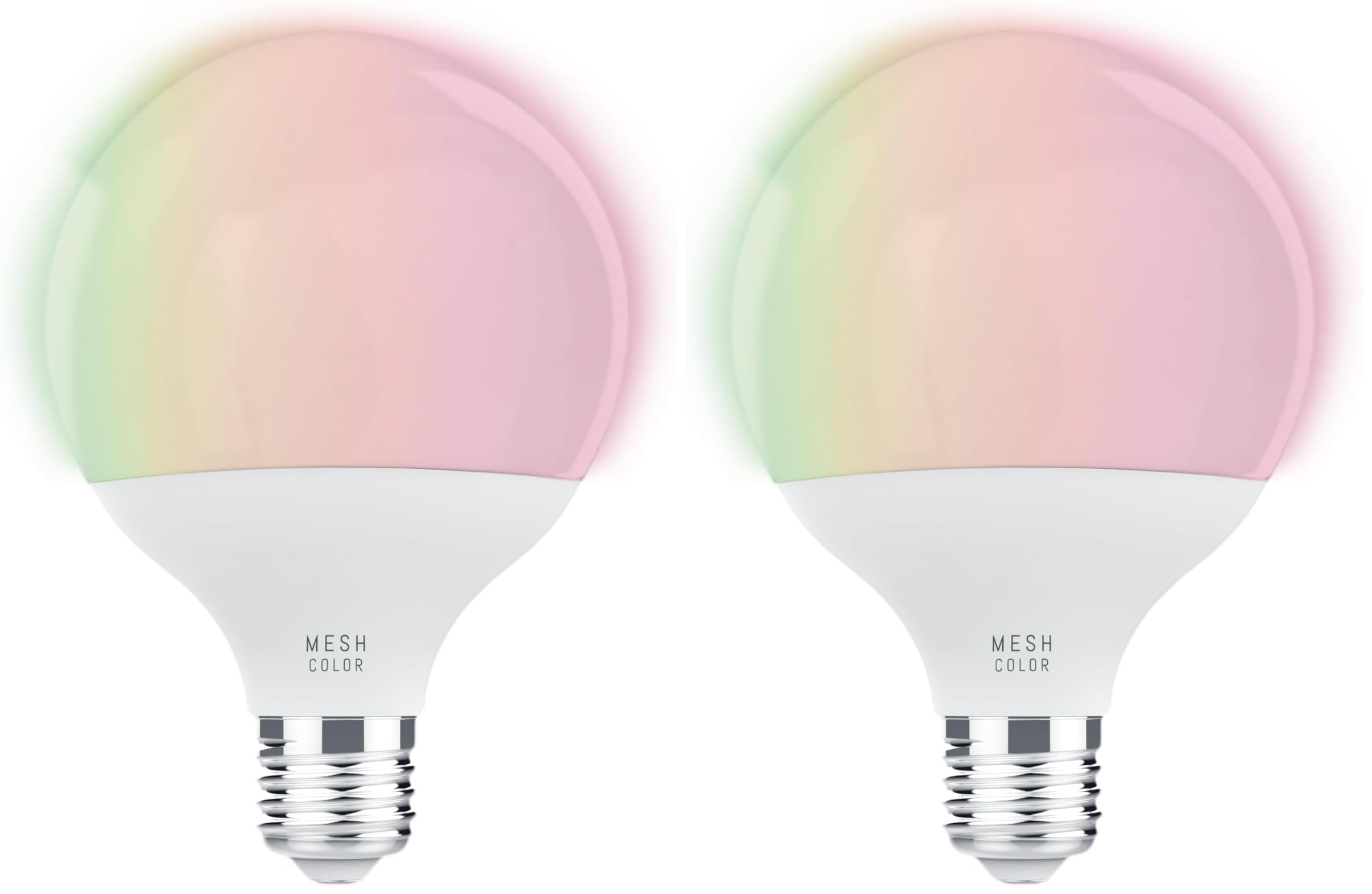 Eglo connect.z Smart Home bombilla LED E27, G95, ZigBee, control de voz y de la aplicación, regulable, colores ajustables, 1300 lúmenes, 13,5 vatios (Paquete de 2)