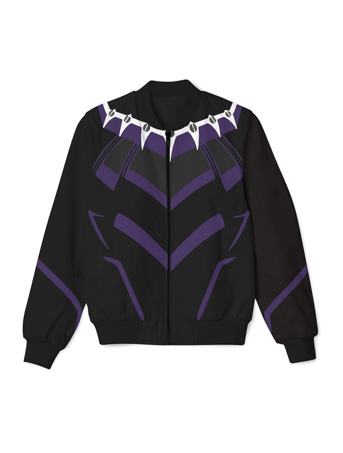 Koveriy Printed Lightweight Regular Fit Full Sleeve Zip Up Bomber Jacket For Unisex