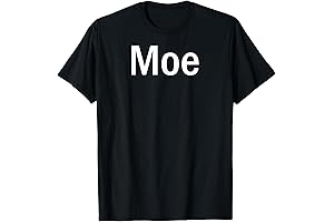 Moe Funny Group DIY Halloween Stooge Costume T-shirt