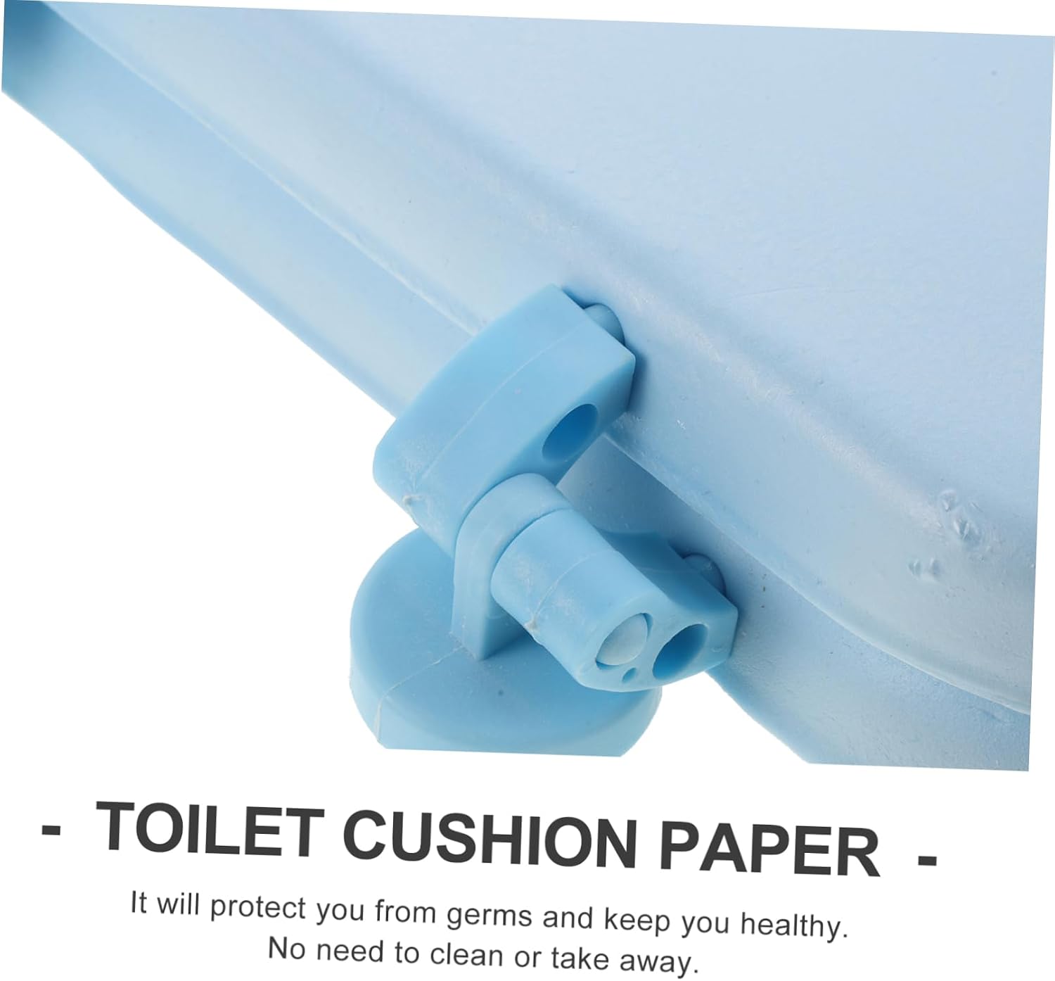 Gadpiparty Foam Toilet Seat Cover Thickened Cushioned Bathroom Lid for Standard Toilets Soft and Washable Elongated Design Easy Installation Light Blue
