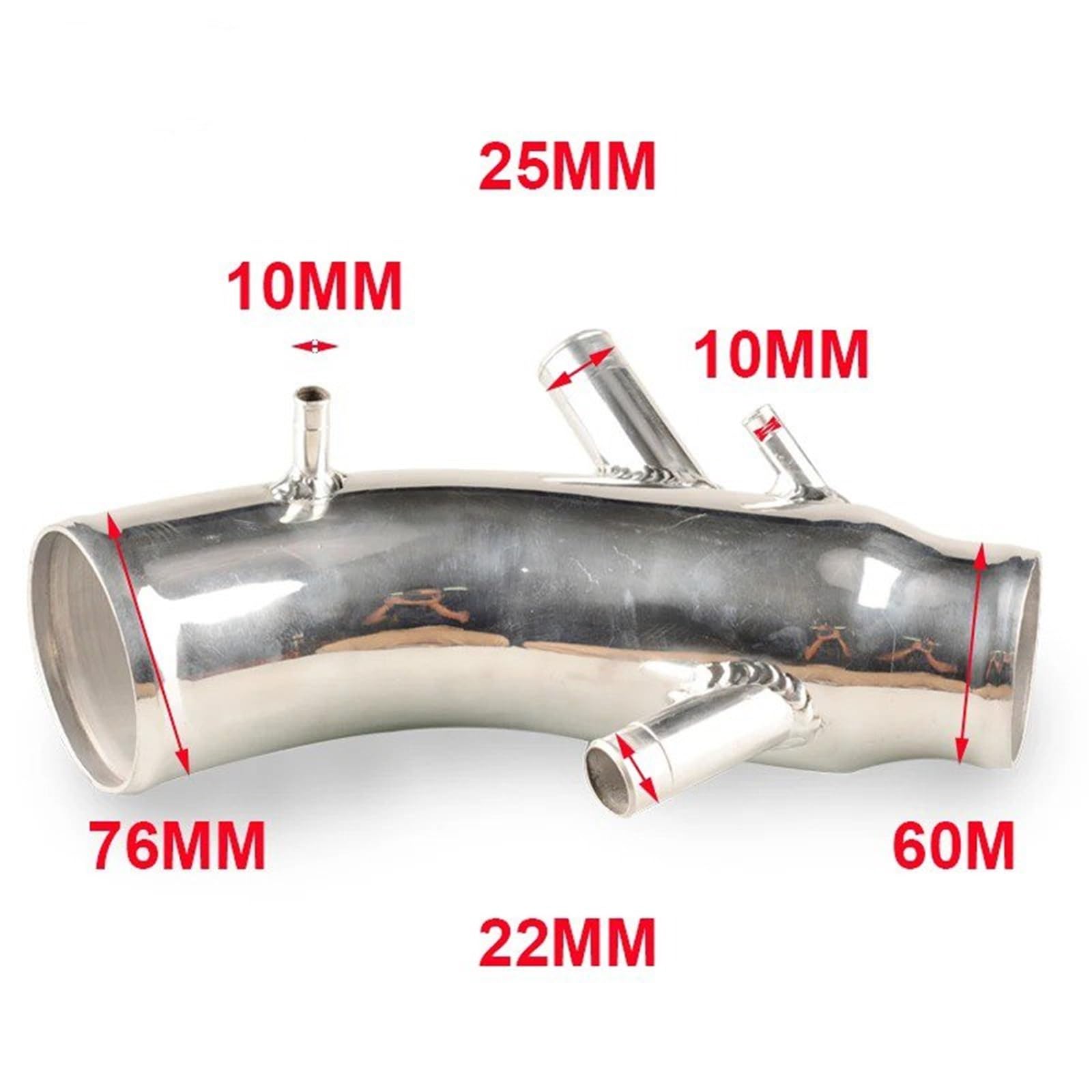 Tubo di aspirazione Aria Motore Auto in Silicone, Tubo di aspirazione Filtro Aria Auto, aspirazione Aria Fredda per TT 1.8T mit 225PS Tubo di aspirazione Aria AL-02-SI