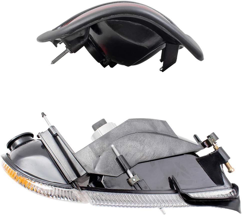 Brock Replacement Set Headlights with Corner Lamp and Tail Lights Smoked Back Up Lens