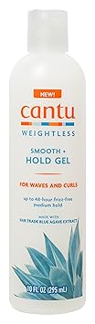 Cantu عديم الوزن السلس + عقد جل، 10 fl أوقية