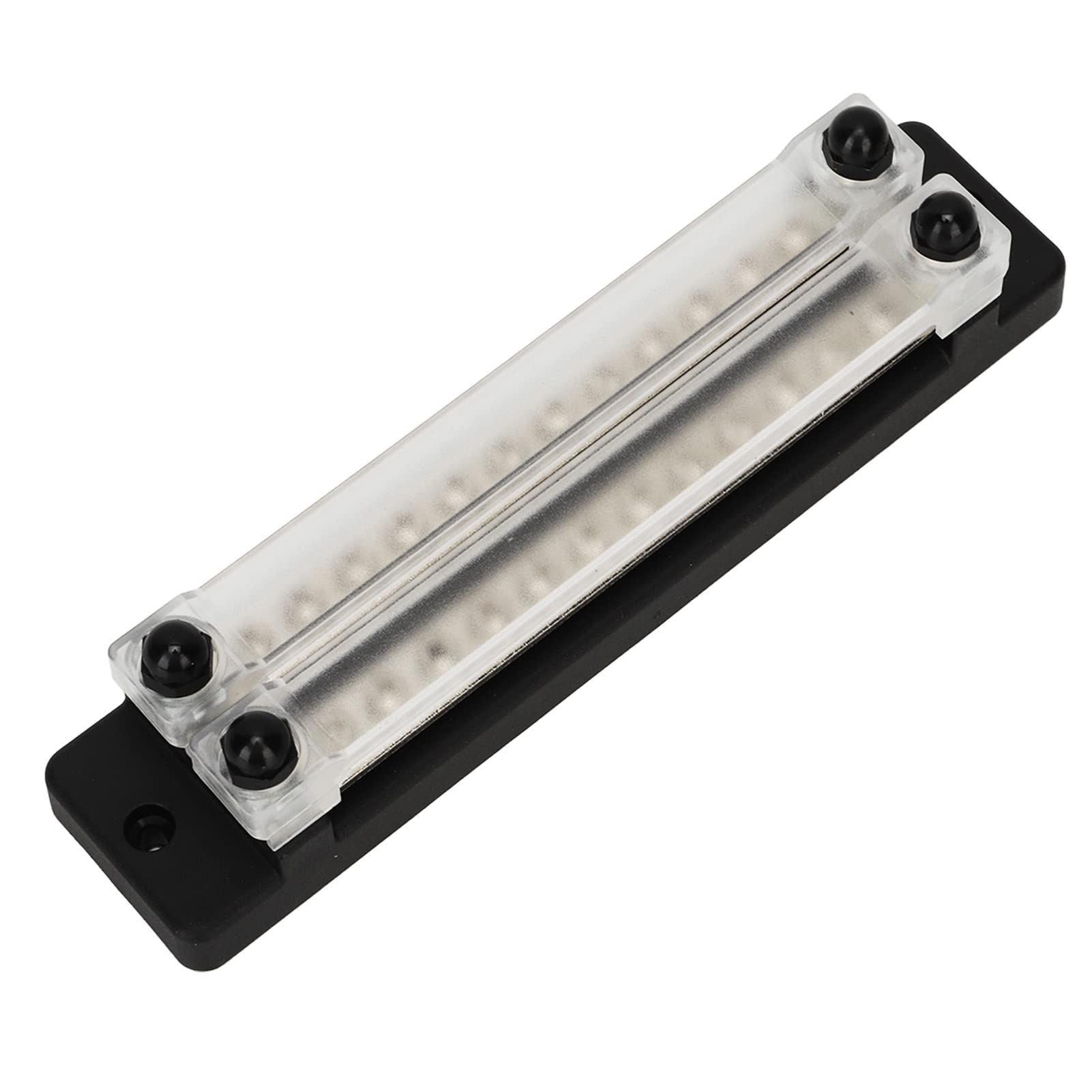 Bornier de Distribution d'énergie, Bornier de Bloc de Distribution de Bornier, Bloc de Barre de Bus de Terminal Antirouille en Acier Inoxydable 12 Voies 150A 12 à 48V pour