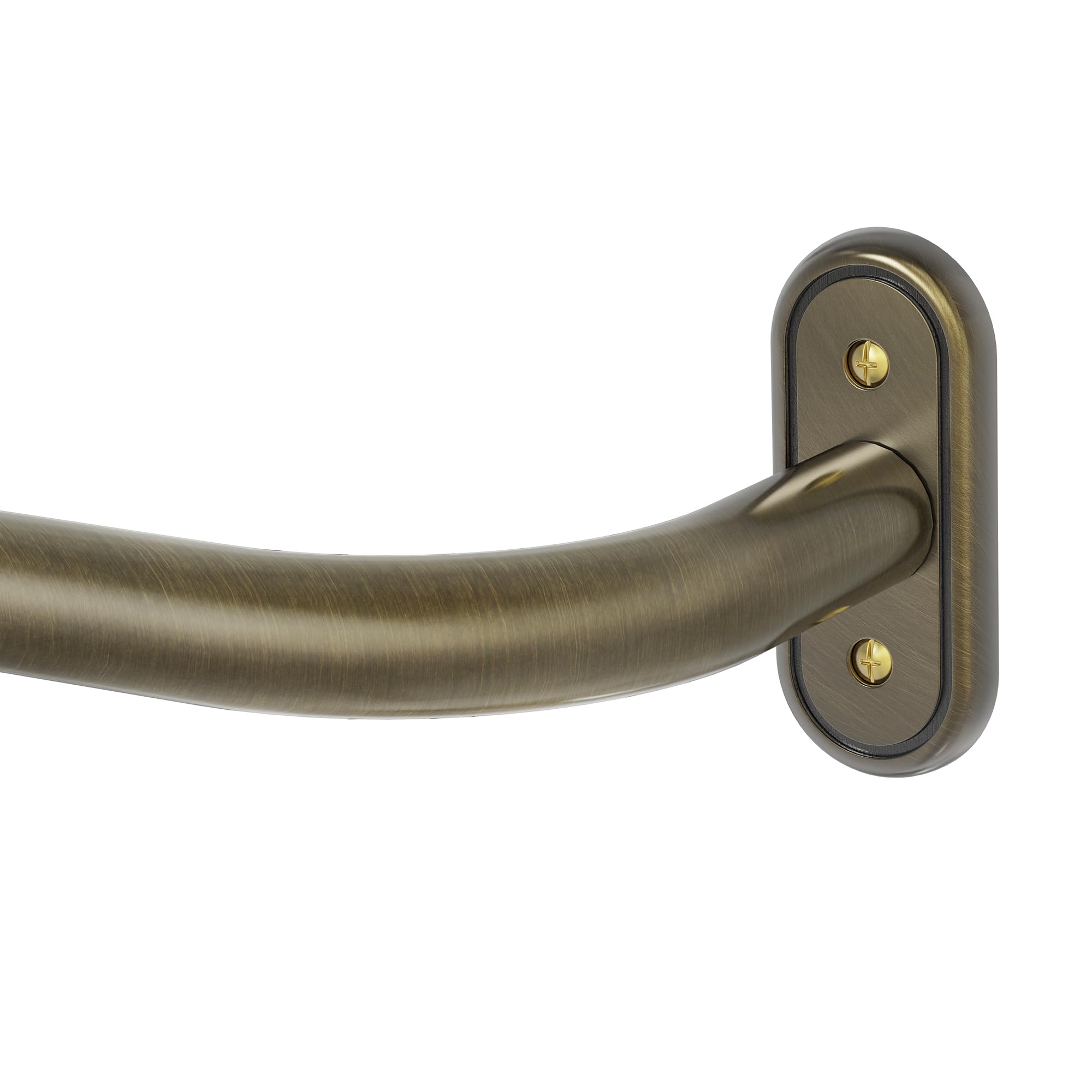 Photo 1 of Wolistsa 2 Pack Curtain Rod, 36"-88", Antique Bronze