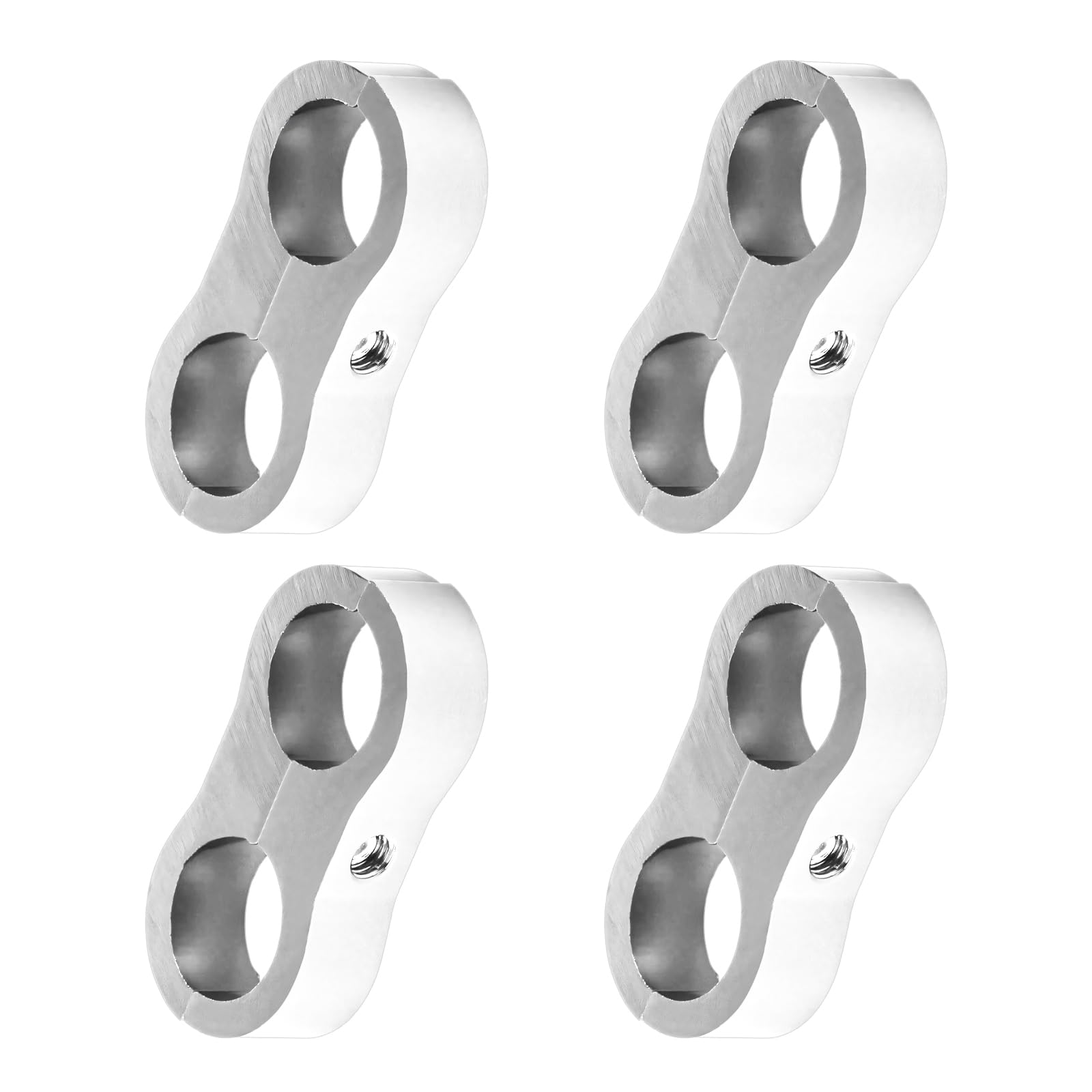 4Pcs Aviation Grade Aluminum AN8 Hose Clamps Simple Installs for Stable Fuels Line Separation in Vehicle Modifications Car Hose Owner