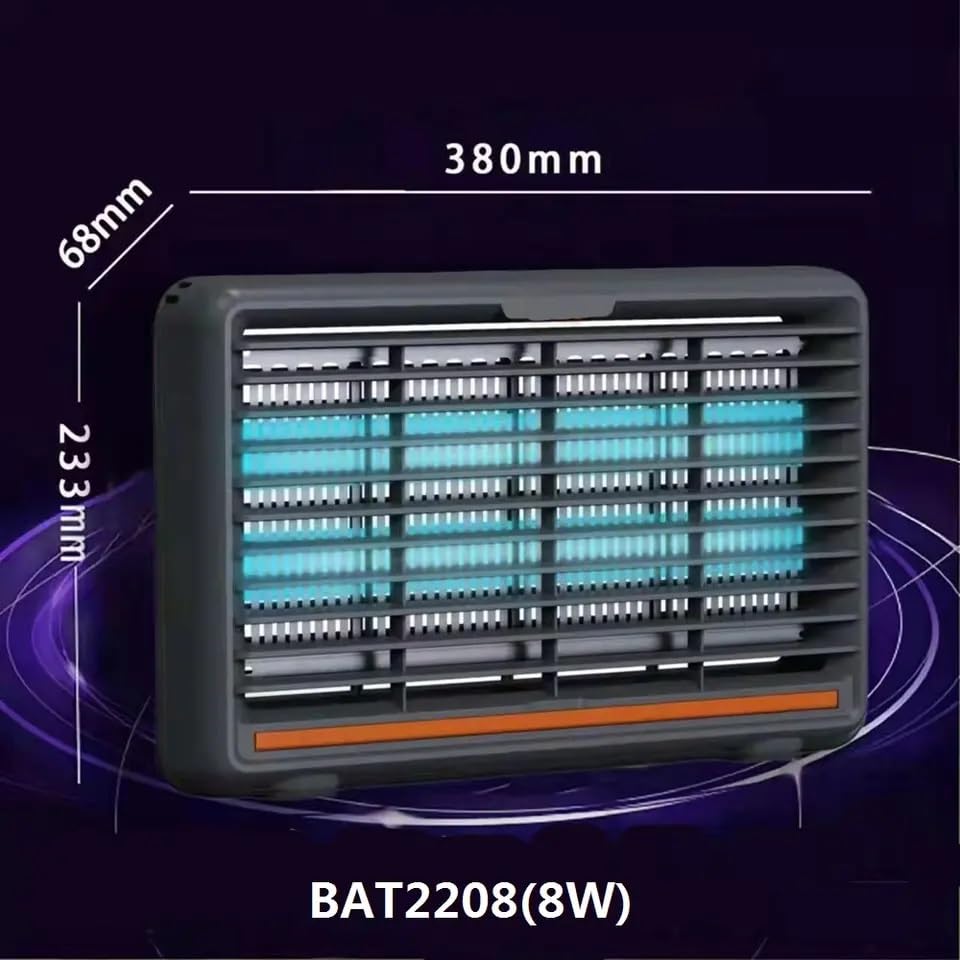 Image of Mosquito Killer Lamp for Home Electric Insect Fly Killer Machine for Kitchen Kids Bedroom Eco-Friendly Indoor Outdoor Mosquito Trap Stand for Home Bug Zapper (Grey)
