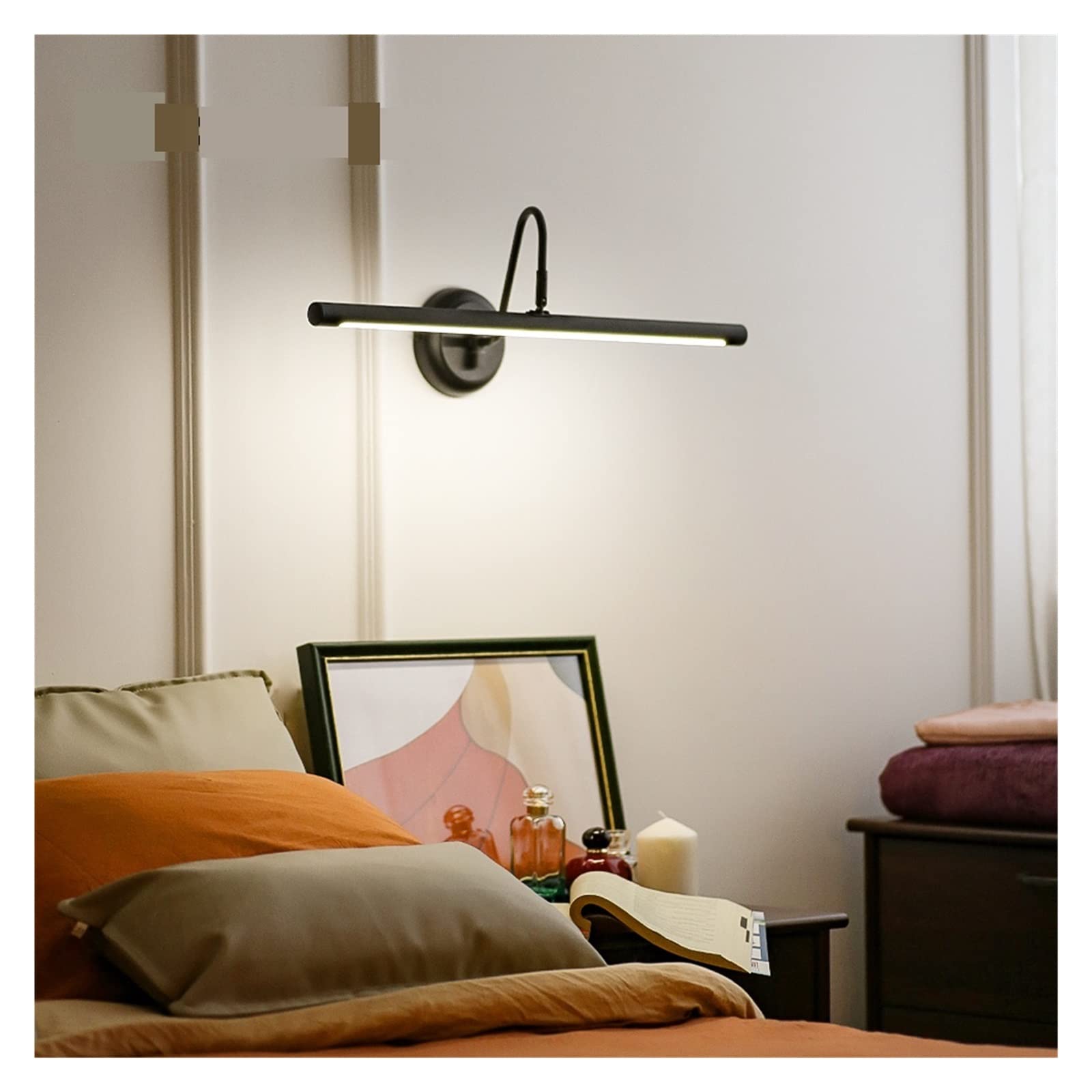 3 Pcs Luminaire Magnétique Avec Télécommande, 3 Modes D'Éclairage Pour Photos Et Peintures Murales