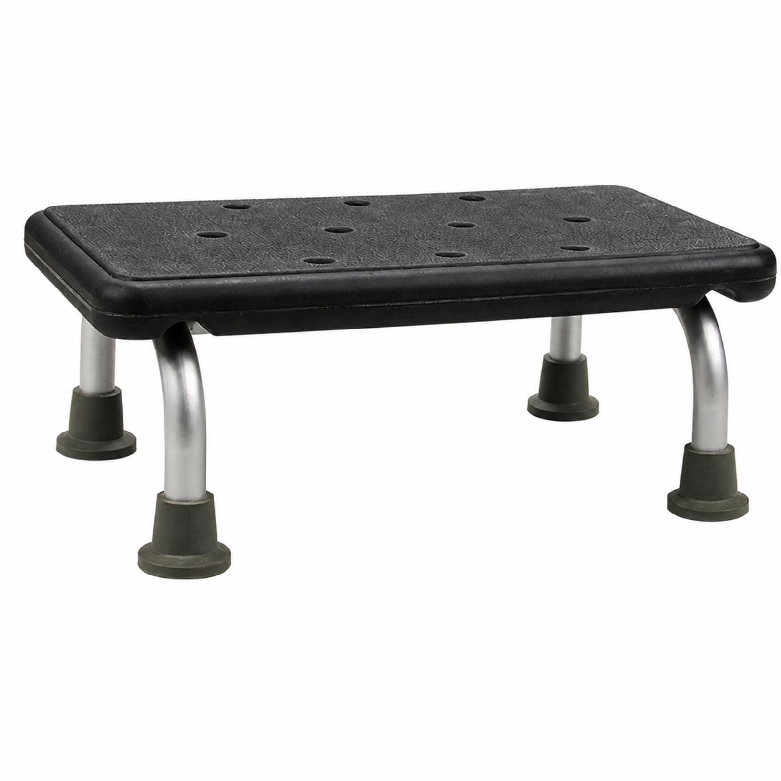 Taburete Ducha Antislizante | Asiento Ducha con Agujeros Drenaje, Compacto, Silla Baño, Negro