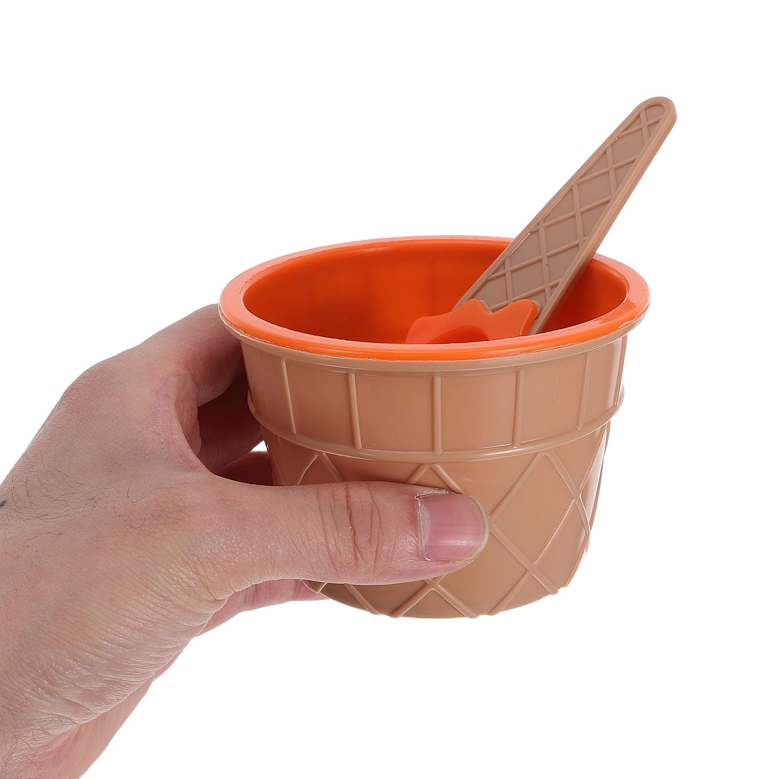 Hemobllo Ensemble de 24 Coupes à Glace en Plastique Réutilisables