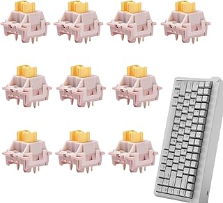 静音キーボード スイッチ、メカニカル ゲーム キーボード静音スイッチ,メカニカルキーボード用サイレントスイッチサイレントシャフト 静音サイレントスイッチ | タブレット、ノートブック、デスクトップコンピュータのキーボード用の5ピン付きキーボードスイッチ