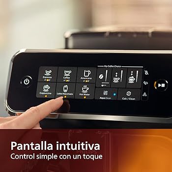 Serie 3200 Cafetera Superautomática - Sistema de Leche LatteGo, 5 Variedades de Café, Pantalla Táctil Intuitiva, Plata (EP3246/70)4