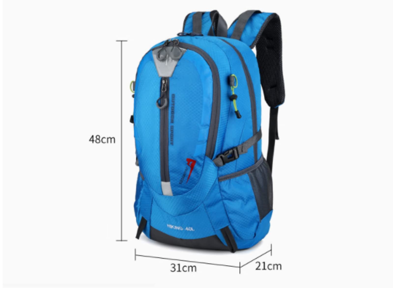 40 l escalada à prova d40água mochila de viagem dos homens designer saco pacote caminhadas volta pacote unisex acampamento ao ar livre mochilas náilon esporte sacos
