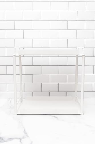 Miniatura 5 de Buzzelli Company - Estante de almacenamiento de 2 niveles para encimera, soporte organizador