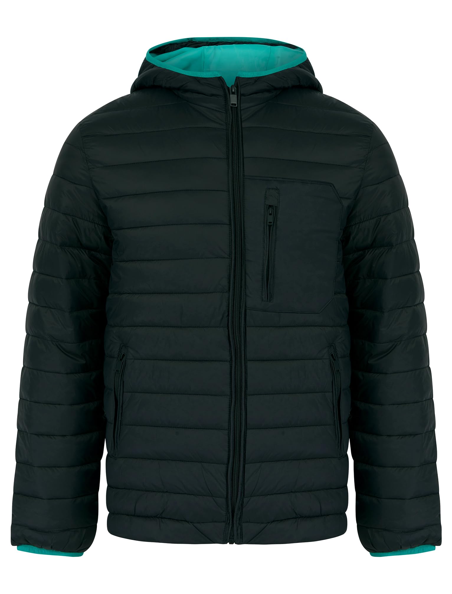 Tokyo Laundry Men's Jet Black 'Samoset' Quilted Puffer Jacket With Hood