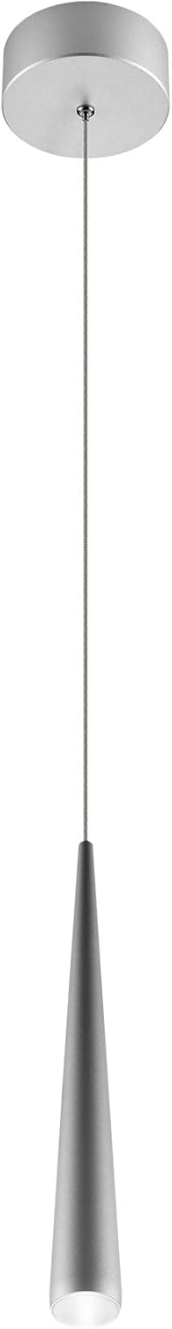 40% оƒƒ Dіѕсоunt VONN Polaris VMP26810AL 5 Pendant Lighting Fixture in Silver Integrated LED, 5.25 L x 5.25 W x 81 (18) H