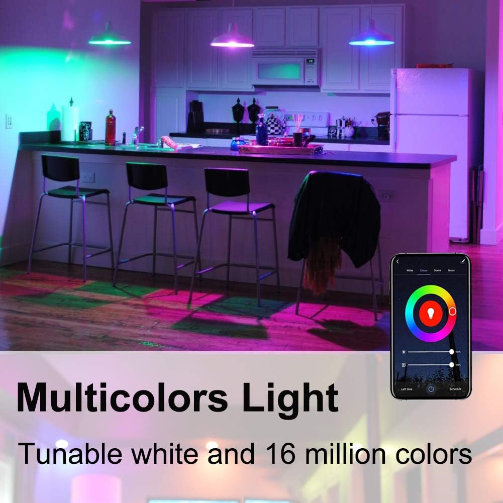 Promo Discount Up To 70% Off Smart Recessed Lighting 6 inch, 10 Pack 15W Music Sync led can Lights, Voice Control by Alexa and Google Assistant, Dimmable 2700K - 6500K RGBCW 16 Million Color Changing Smart Downlight (2 Packs) Black Friday - 50% OFF Smart Recessed Lighting 6 inch, 10 Pack 15W Music Sync led can Lights, Voice Control by Alexa and Google Assistant, Dimmable 2700K - 6500K RGBCW 16 Million Color Changing Smart Downlight (2 Packs)