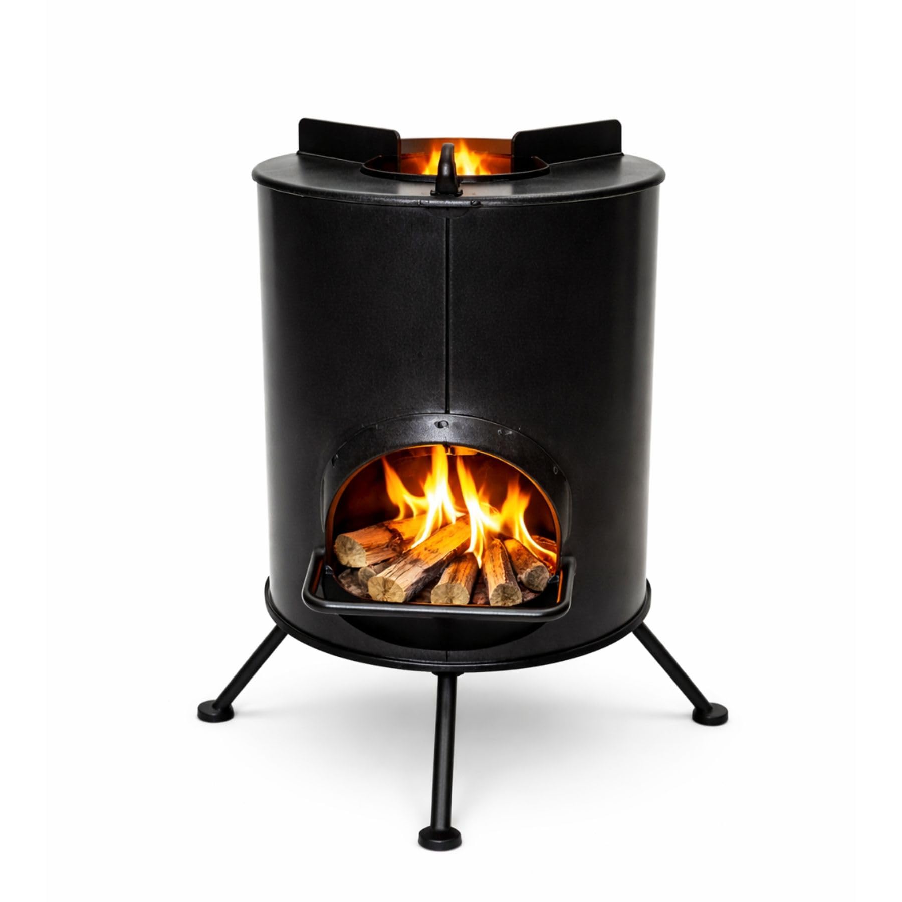 Wood Fired Rocket Stove (Rs01) Smokeless Stove For Home&Large Family|Lakdi Ka Mitti Ka Chulha Angeethi Sidgi Rocket Stove|Outdoor Cooking Picnic Camping Hiking Barbeque Bbq|Heavy Duty|Metal (A)-picture-41