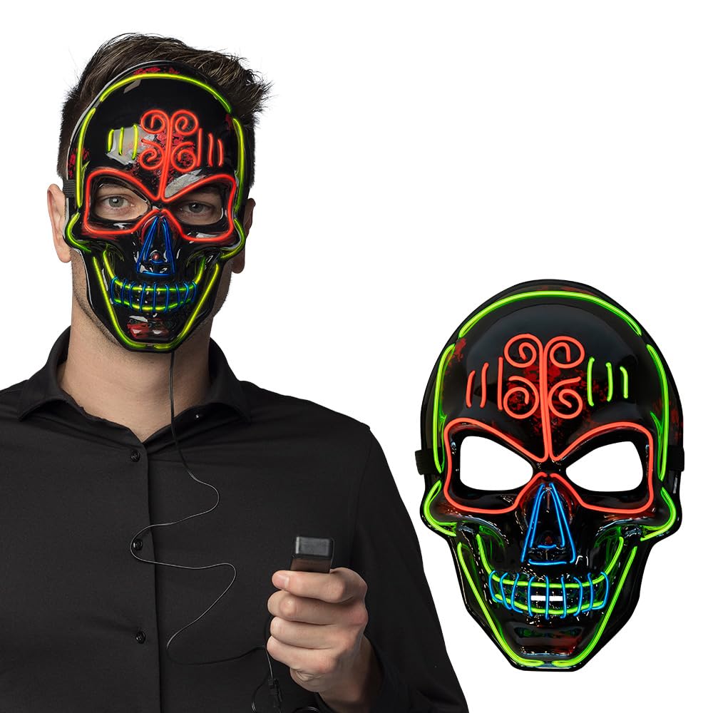 Boland 72363 LED Huesuda Mask, One Size