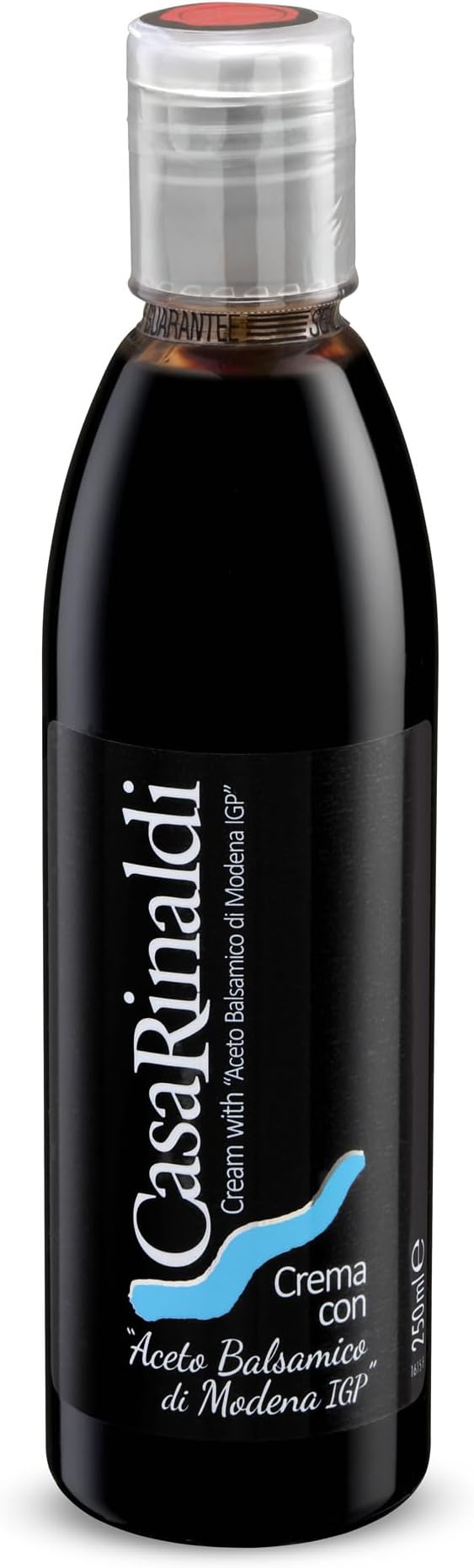 Casa Rinaldi Balsamic Glaze – Italian Balsamic Vinegar of Modena PGI Cream, Smooth Glossy Drizzle for Salads, Caprese, Vegetables & Desserts, Authentic Italian Balsamic Reduction (250ml)