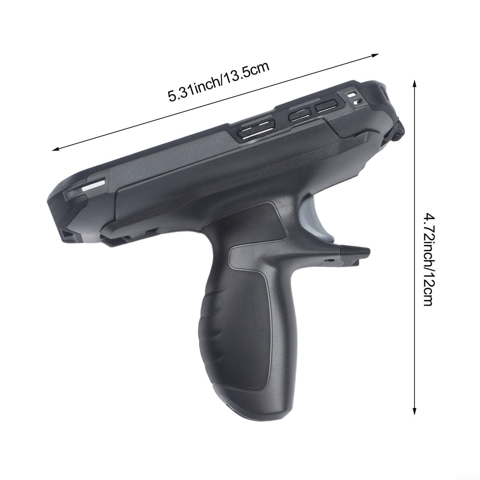 Maniglia per scanner e custodia protettiva per Zebra TC51 TC52 TC56 TC57 | Impugnatura ergonomica a pistola con copertura antiurto | Nero