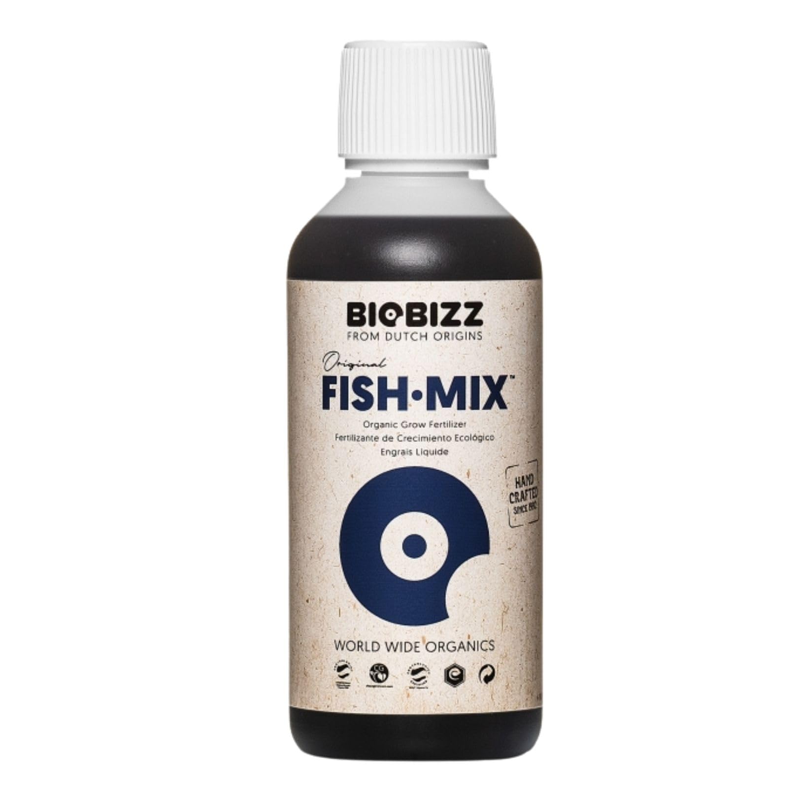 Weedness BioBizz Fish Mix 5 Litros - Fertilizante natural Crecer Cultivo de Tomate Líquido Orquídeas Bonsái Orgánico NPK