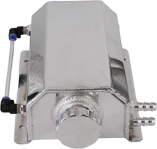 Miniatura 6 de Dokili Tapa de aluminio universal del depósito del tanque de expansión del desbordamiento del refrigerante de agua de la aleación 2L