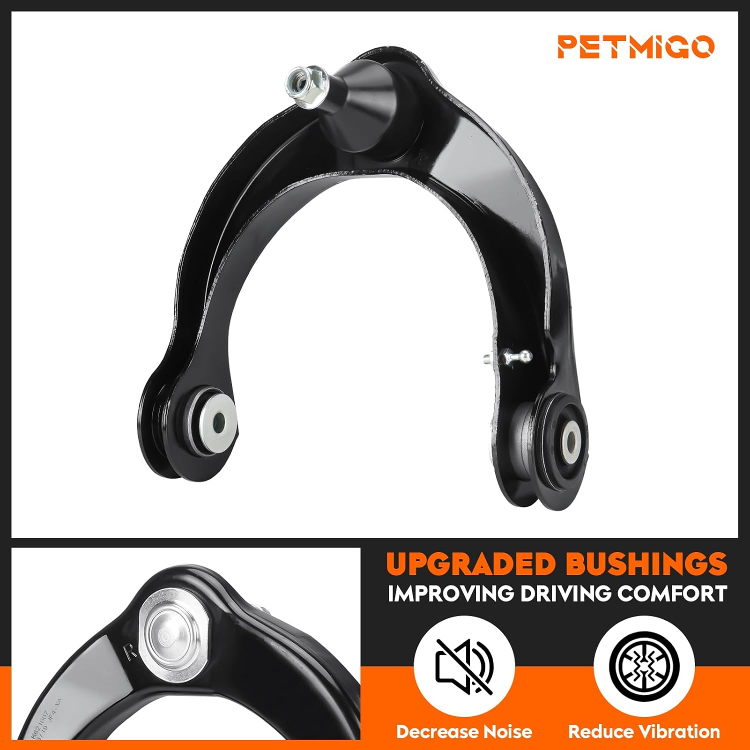 Front Upper Control Arms w/Ball Joints Replacement Suspension Kit for Dodge Durango 2011-2015, for Jeep Cherokee 2014-2015, Grand Cherokee 2012-2015, with Sway Bar + Tie Rods (12PCS)