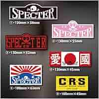 Amazon.co.jp: スペクターステッカー6枚セット SPECTER 暴走族