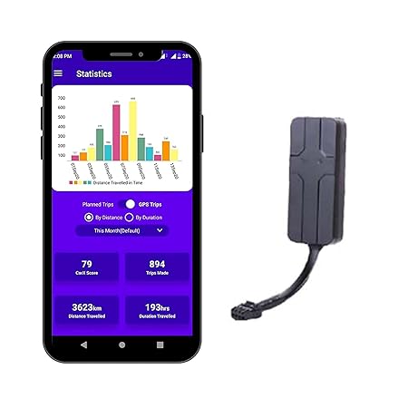 Meryl Business Services India Private Limited Waterproof GPS Tracker | 1 Year License | for Car, Bike, and Truck