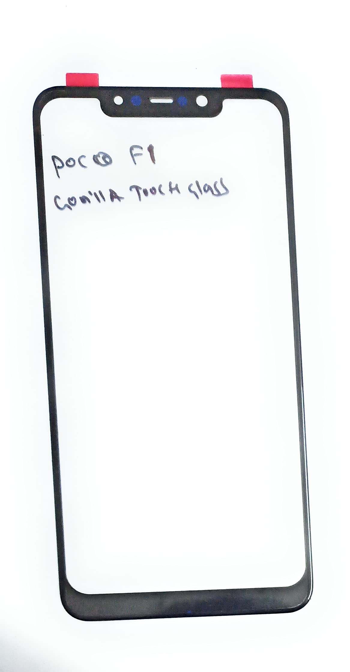 Gg Front Screen Outer Upper Touch Gorilla Glass Lens Panel for Xiaomi redmi mi Poco f1 (Note:- This is not a Screen Guard)