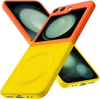 Magnetic for Galaxy Z Flip 6 Case, Cute Soft TPU Slim