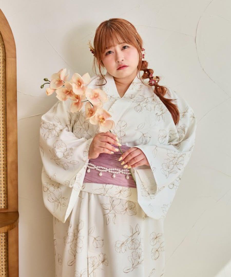 Louiosy ルオシー 大きいサイズ アソート花柄セパレート浴衣セット Louiosy 浴衣 「大きいサイズ」アソート花柄セパレート浴衣