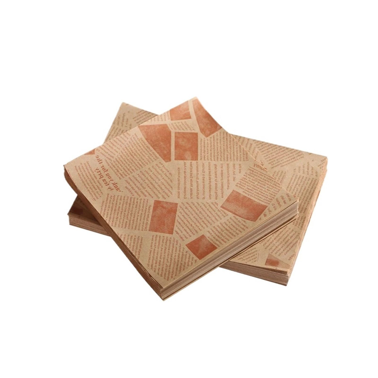 100 pezzi di carta da imballaggio for sandwich, for uso domestico, rotolo pollo a prova olio, for la colazione, strumento cucina(A3)