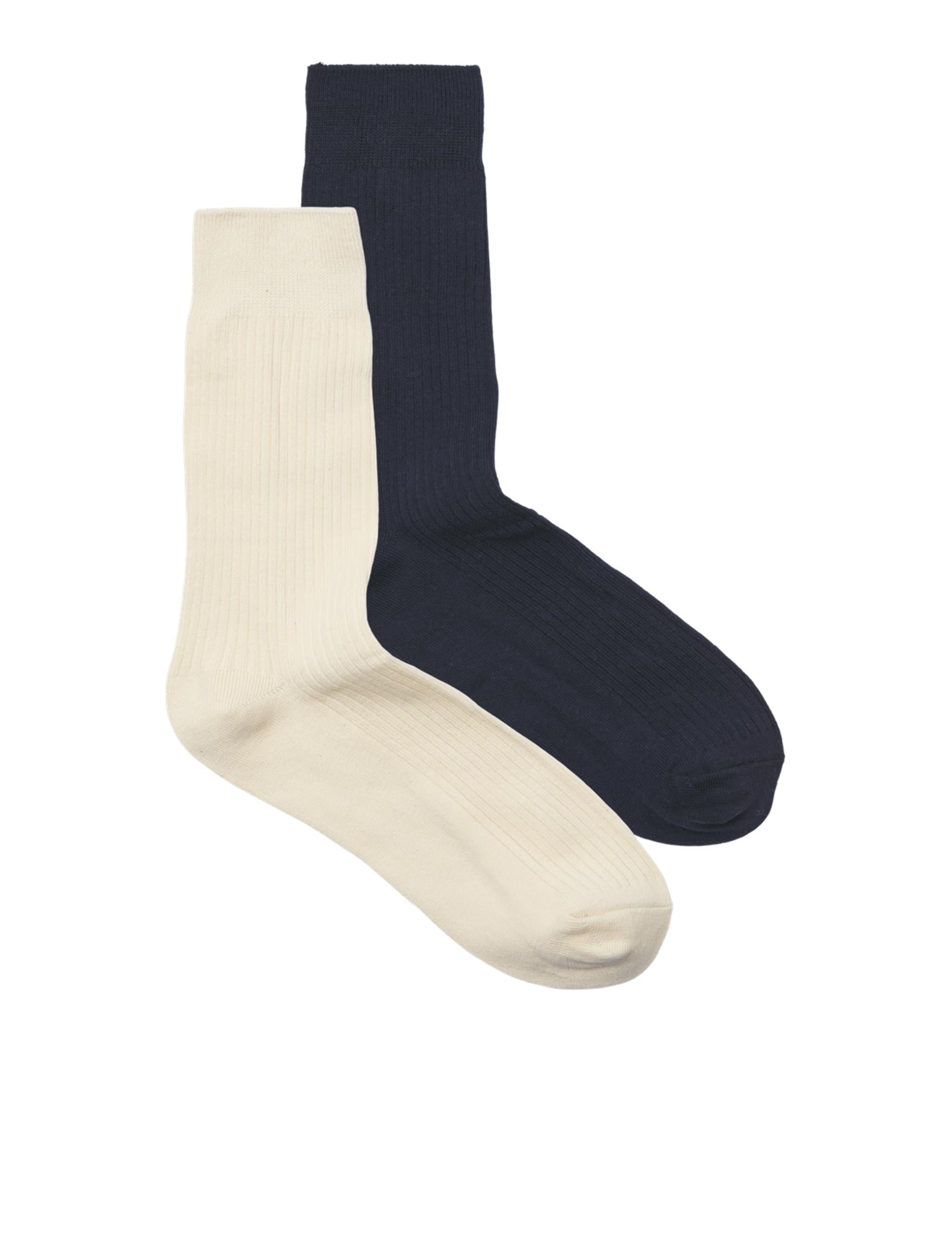 JACK & JONES Men's Jac Premium Socks 2 Pack Noos (Pack of 2), Black (Black Iris), One Size